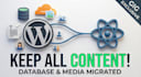 convert your wordpress website to a lightning fast react or next js site