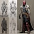 create scifi, fantasy, superhero character design