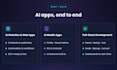 build ai website, ai mobile app, full stack web app development