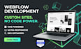 build a professional webflow website with cms