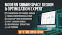 build a responsive squarespace website with SEO