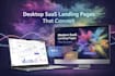 design a modern saas landing page that converts