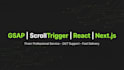 fix gsap and scrolltrigger animation bugs fast