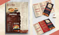 design digital menu, animated TV screen menu, restaurant , cookbook