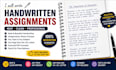 write hand writing, assignment job, online and neatly