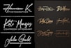 do signature, cursive, handwritten autograph logo design
