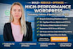 rebuild, build fast wordpress website using gutenberg blocks, kadence or spectra