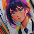draw anime character art illustration