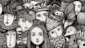do custom doodle art illustration, line art doodle,