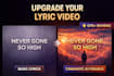 create a cinematic lyric video with custom animated visuals