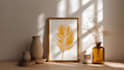 design abstract printable tropical palm leaf wall art