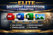 do professional file convert document conversion