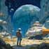 draw sci fi illustration and sci fi sci fi illustration