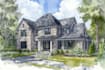 draw house illustration in watercolor