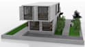 create 3d container office design, shipping container, micro home, cabin style