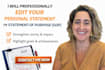 professionally edit your personal statement or statement of purpose