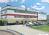 revitalize mini modular oil refinery, industrial 3d rendering, logistic center
