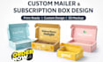 design a custom mailer box subscription box design packaging box