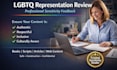 review lgbtq representative with sensitivity feedback