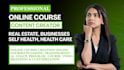 create online course content, course development, course curriculum for schools