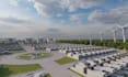 present 3d city masterplan, cgi housing infrastructure, residential development
