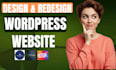 design or develop a responsive wordpress website with elementor