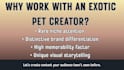 create exotic pet ugc for tiktok and ads