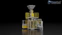create 3d manufacturing process machinery 3d industrial machine animation