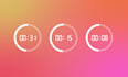 make custom countdown timer animation with alpha channel