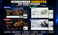design redesign wordpress website, website development as a full stack developer