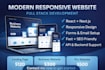 build a modern responsive website