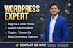 fix wordpress bugs, errors, issues and website problems
