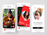 develop dating app  social media  live streaming app tinder style  chat app