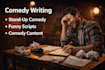 write hilarious comedy scripts, jokes, funny content poetry poem comedy script