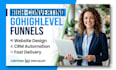 go high level automation crm sales funnel website design