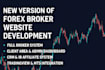 develop a forex broker website with CRM, cfd trading platform and admin panel