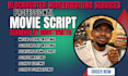 movie script writing, youtube script, screenplay, script editing, script writing