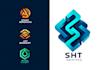 do modern minimalist tech startup and saas logo design
