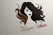 do modern and feminine beauty and beauty salon glitter logo