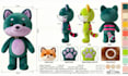 design custom plush toy reference sheet, tech pack, teddy  and ych concept