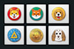 design unique crypto and cryptocurrency token logo for coin