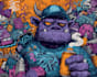 create custom graffiti art illustrations