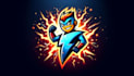 create your creative thunder mascot logo within 12 hours