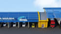 build 3d car wash design, auto car wash, smart car wash, car clearing facility