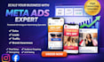 be your certified meta ads manager in facebook, instagram, twitter