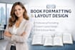 do professional book formatting and interior layout design