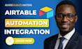 setup airtable database airtable CRM automation integration softr io