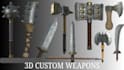 do custom 3d cosplay armor, 3d helmet, 3d halloween mask, 3d props