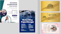 design creative and modern invitation cards,bussiness cards
