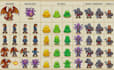 isometric pixel game are props pixel art 2d sprite sheet background environment